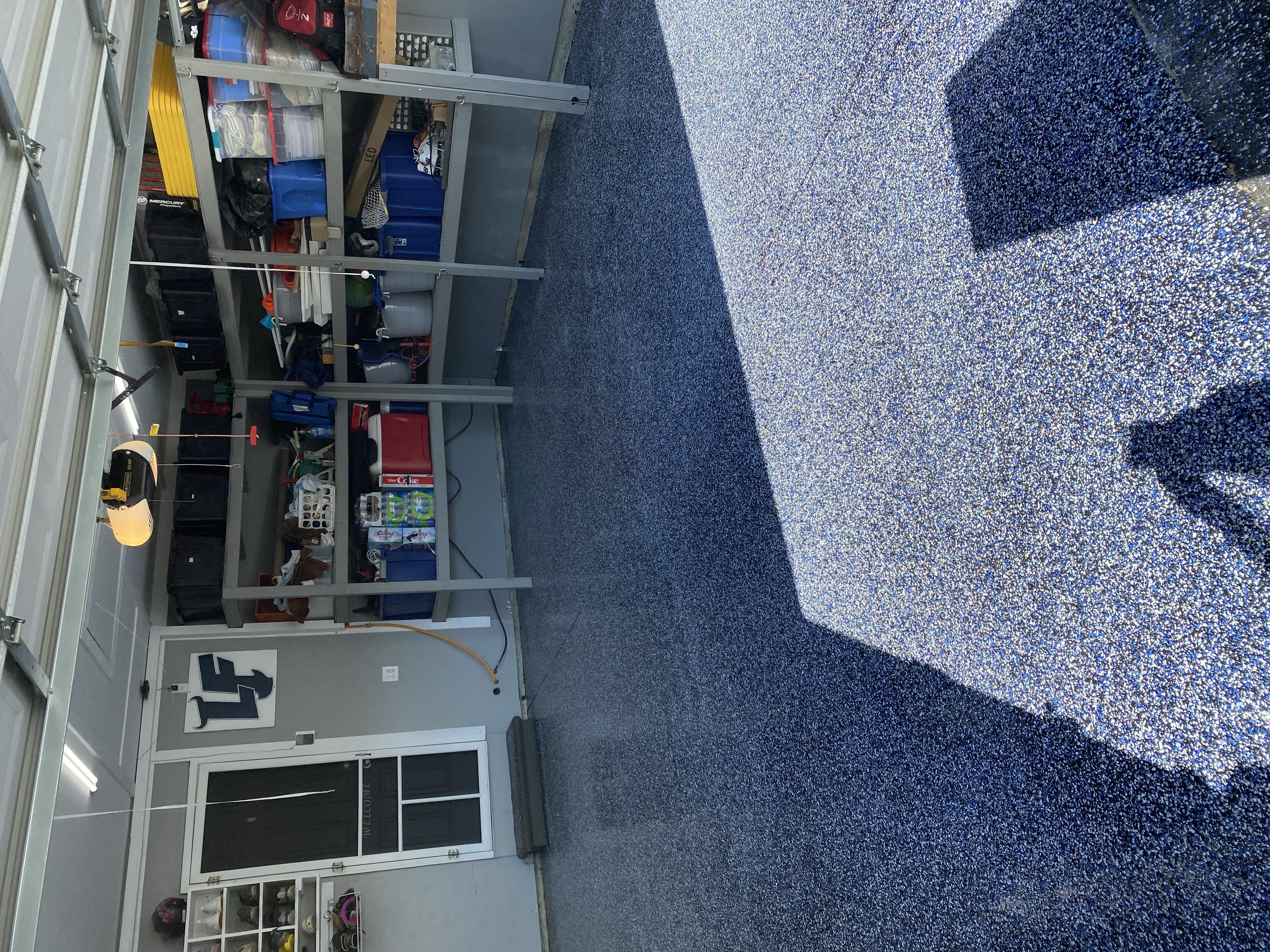 Epoxy floor coating project